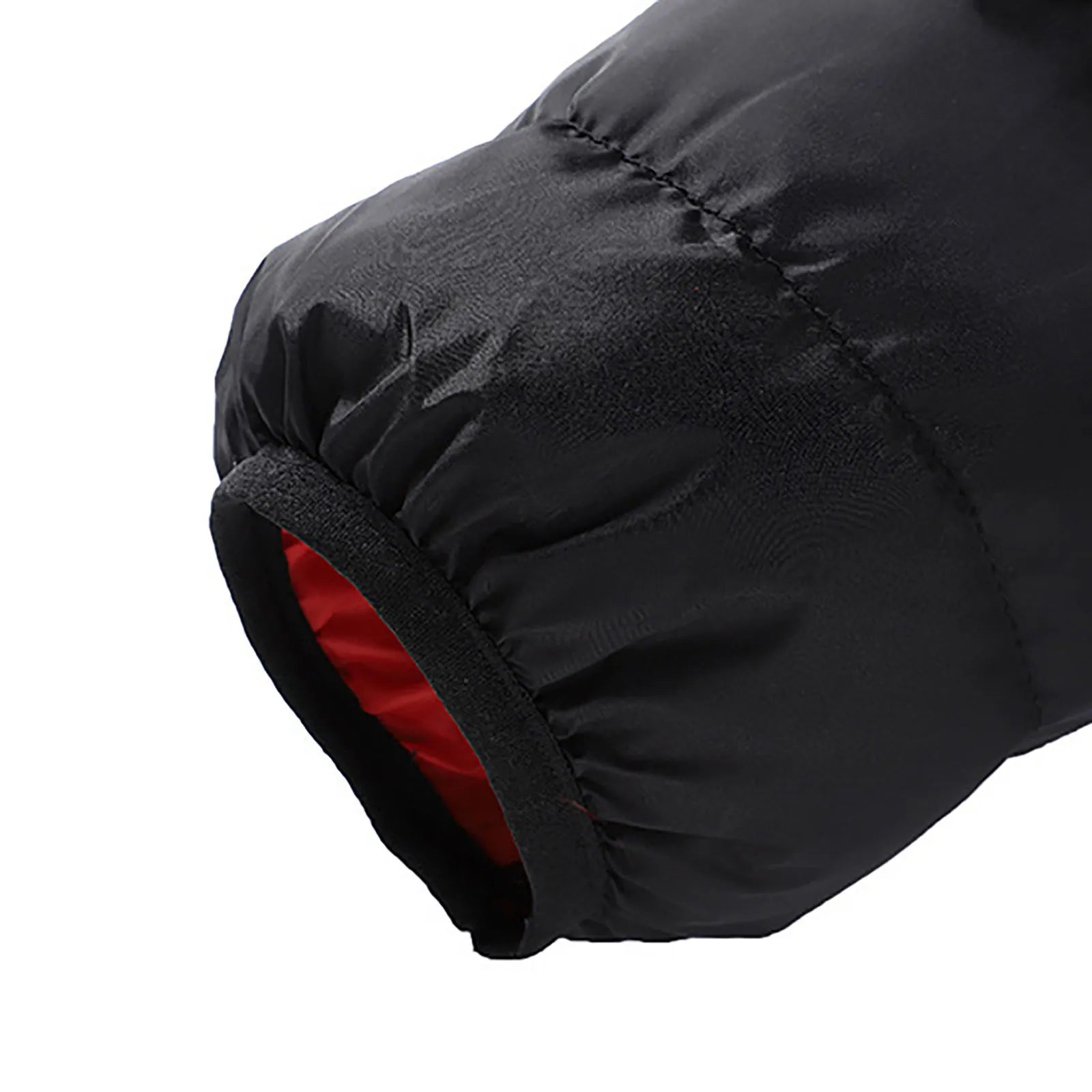 New Thickened Color Cotton Coats For Men Autumn And Winter Padding Jacket Stand Collar Zippered Cardigan Temperament Coat GlowCart