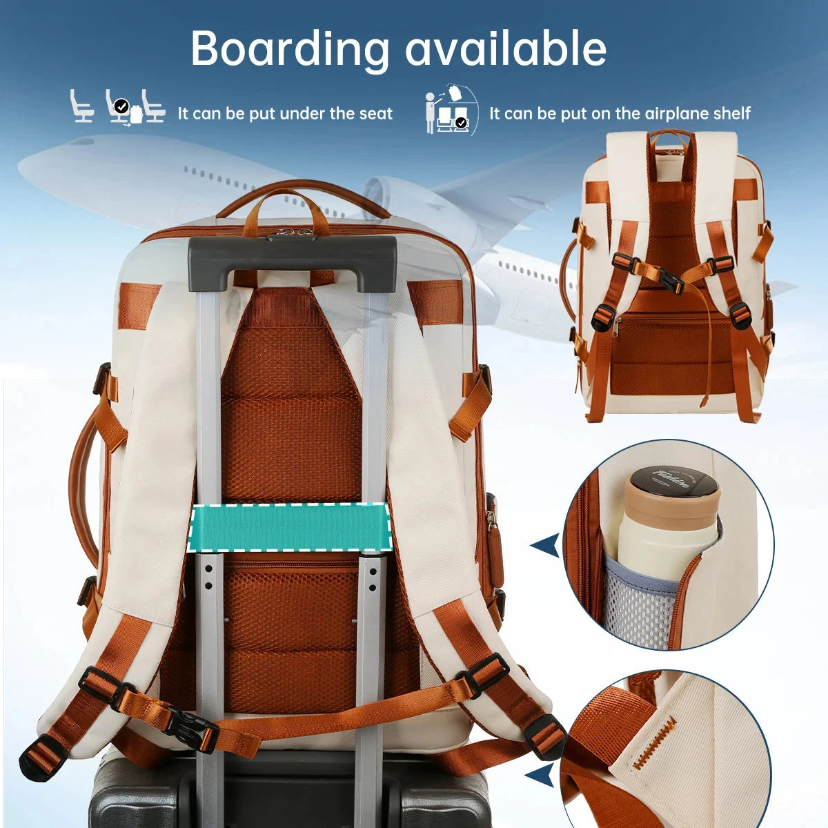 Backpack Unisex New Simple Business Computer Backpack GlowCart