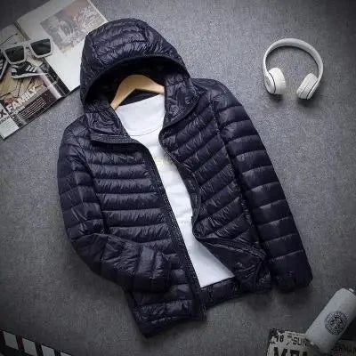 New Autumn And Winter Down Jacket Men's Fashion Hooded Super GlowCart