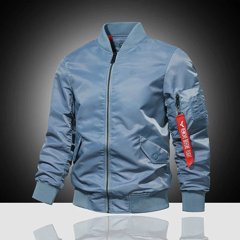 Spring and Autumn Winter Air Force MA1 Pilot Jacket Men's GlowCart