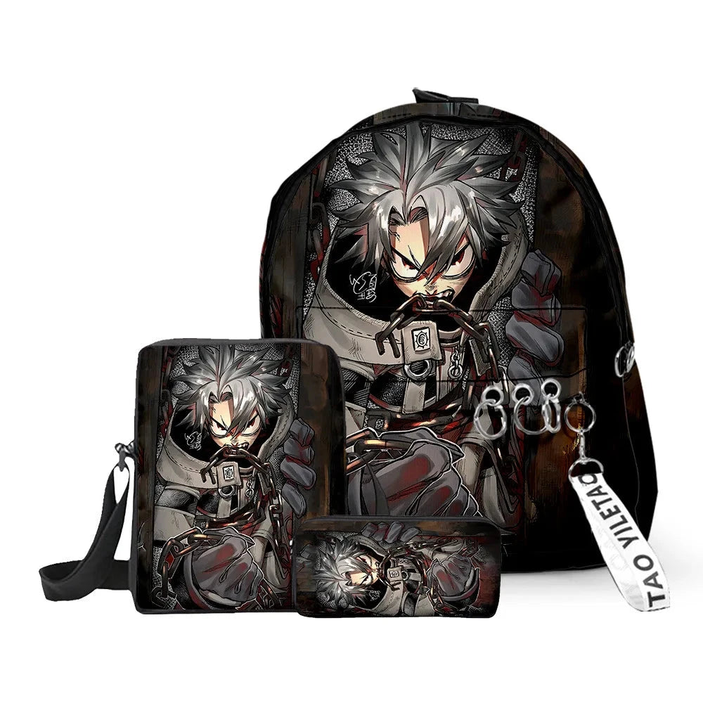 Cartoon Popular Gachiakuta 3D Print 3pcs/Set pupil School GlowCart