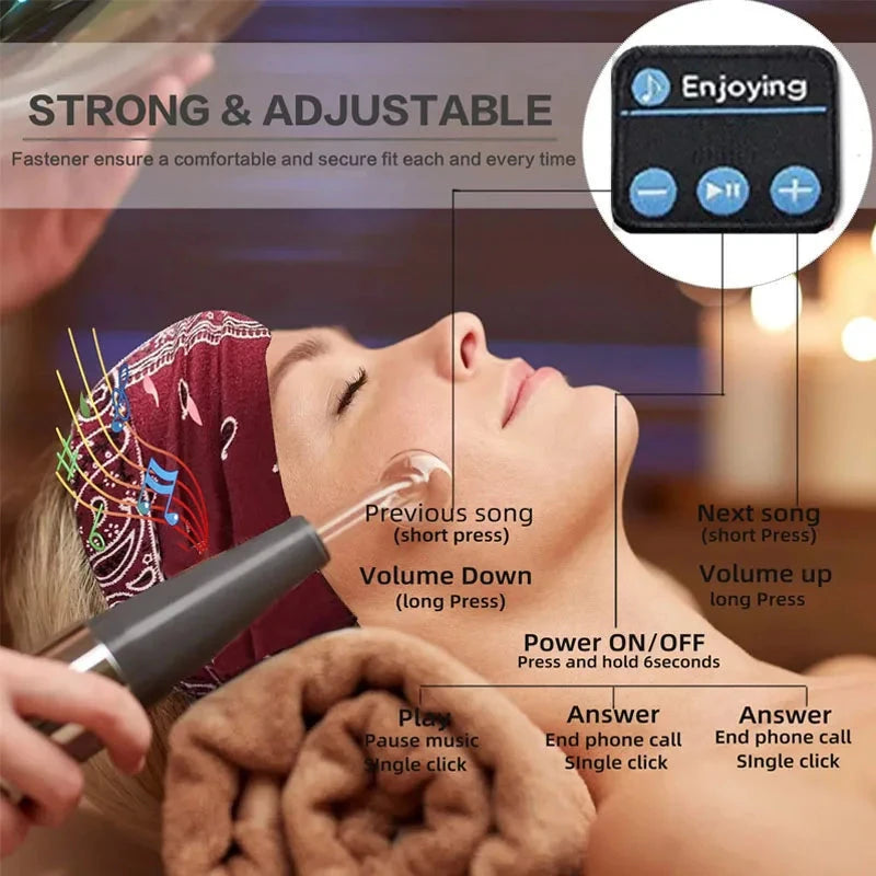 ﻿ Wireless Unisex Bluetooth Headphones Headband Outdoor GlowCart