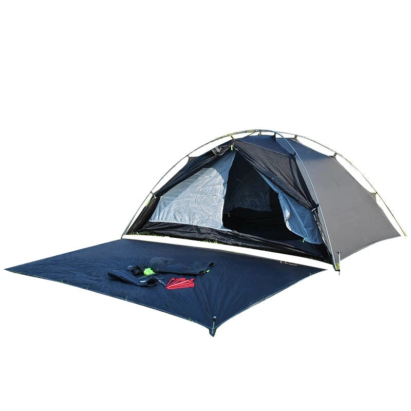 Ultralight Backpacking Tent Double Layer, 20D Nylon Portable GlowCart