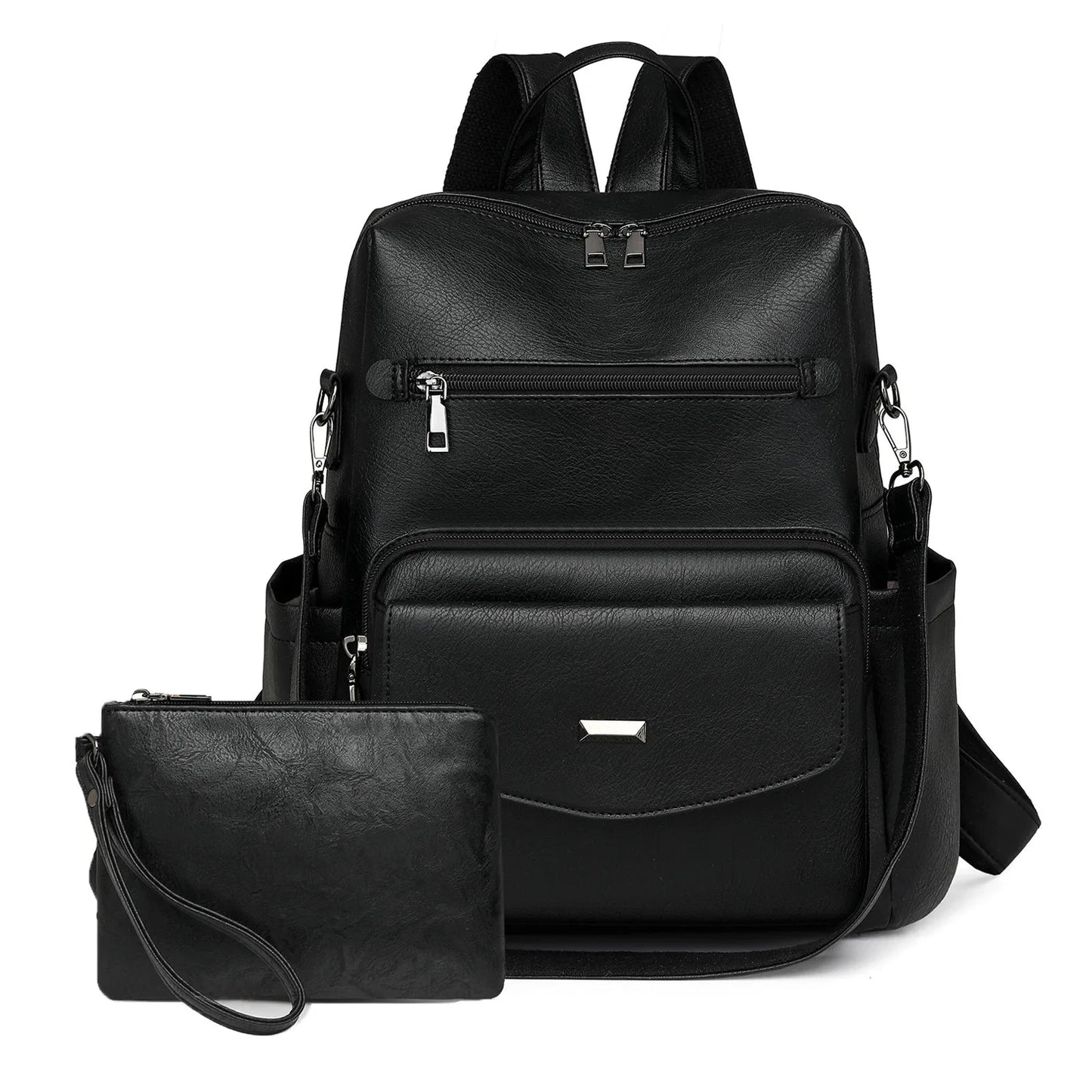 2025 new women's pu leather waterproof anti-theft large GlowCart