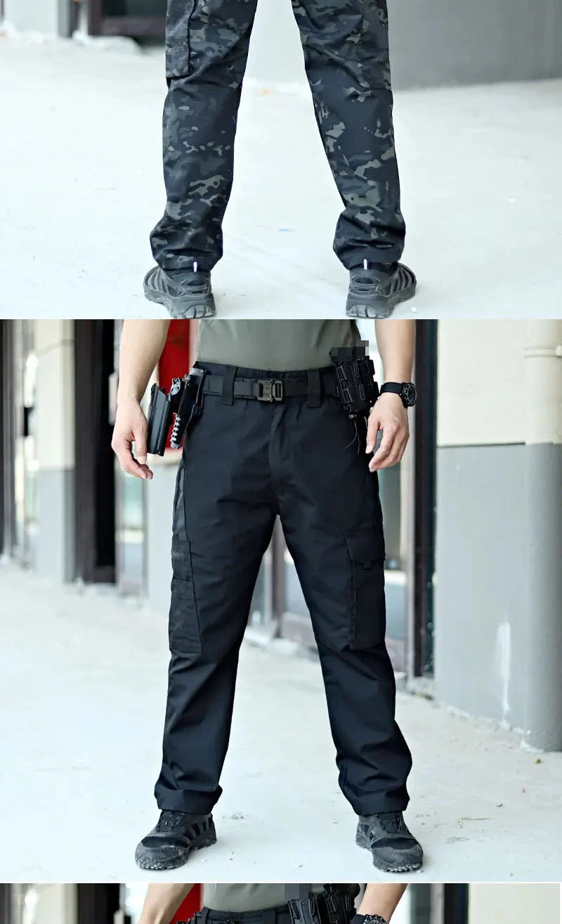 New Tactical Work Pants Men Outdoor Cargo Trousers GlowCart