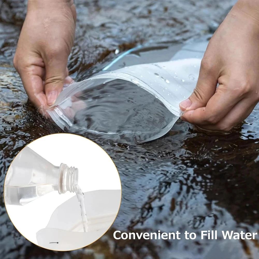 1PCS 1.5L/2L Hydration Bladder, Water Bladder for Hiking Backpack, Leak Proof Water Reservoir for Camping Cycling Running GlowCart