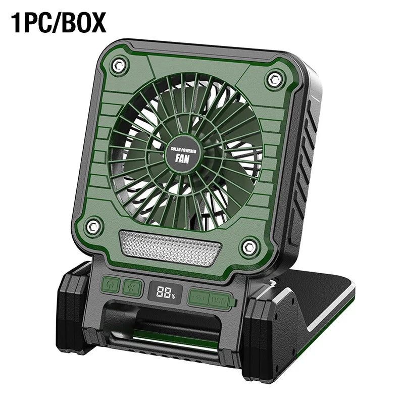 Outdoor camping fan portable USB tent lighting LED GlowCart