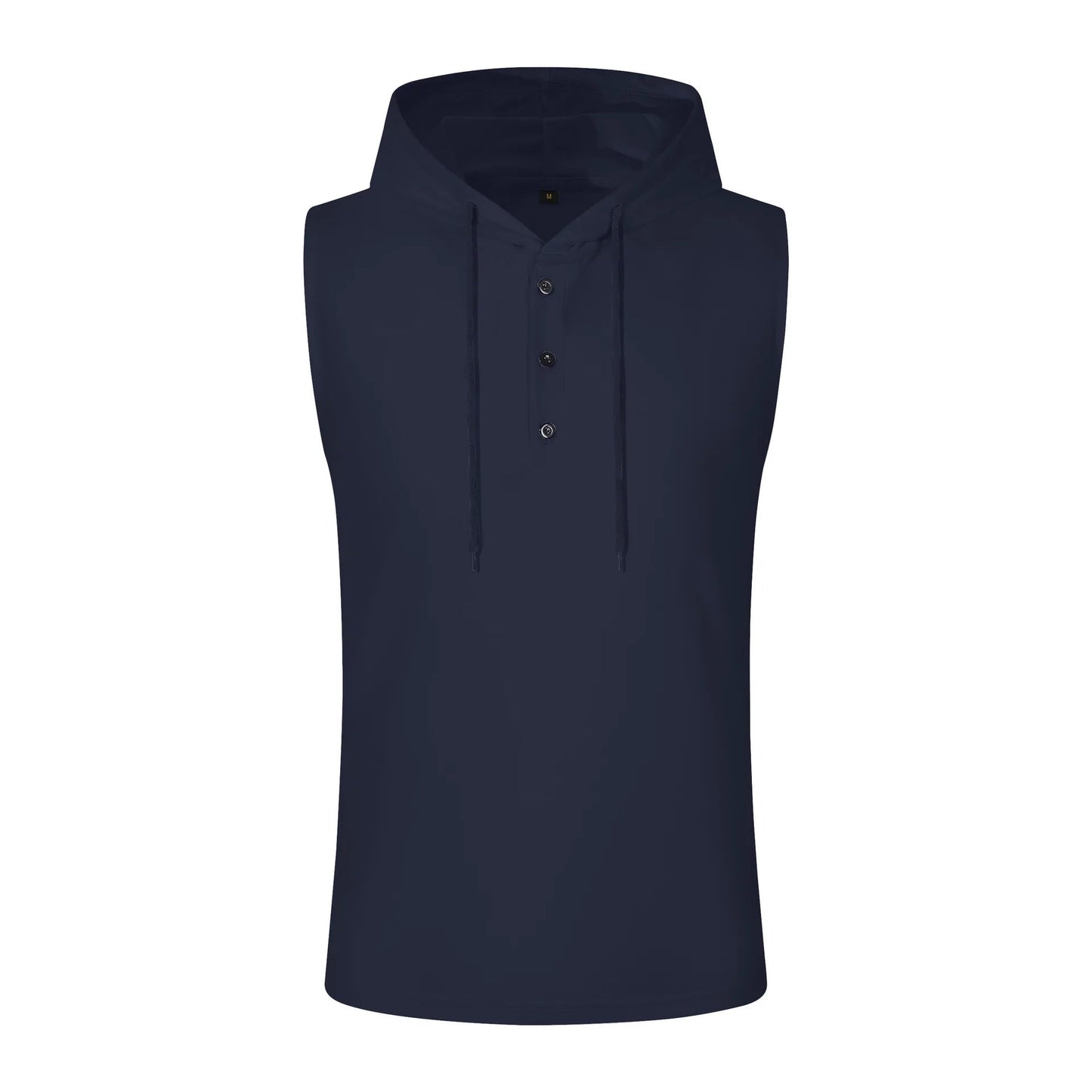 Summer Men's Tank Top Europe And The United States Men's Hooded Jumper Men Casual Sports Thin Breathable Sleeveless Vest Tops GlowCart