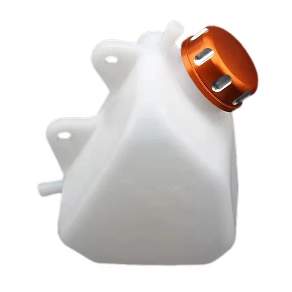 ATV UTV Motorcycle Accessory Coolant Reservoir Tank with Lid For Kawasaki KLX250 1994-2007 Radiator Water Bottle Motocross Parts GlowCart