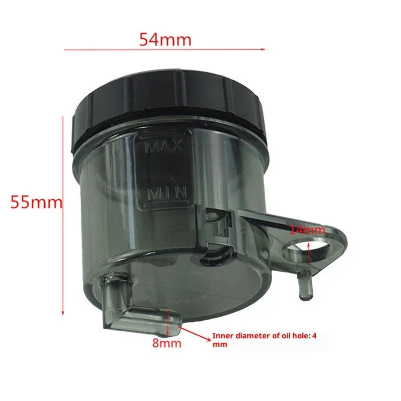 Universal Adelin Brake Fluid Reservoir Auto Bikes Motorcycle Scooter Oil Master Cylinder Foot Cup Dirt Bottle Accessories GlowCart