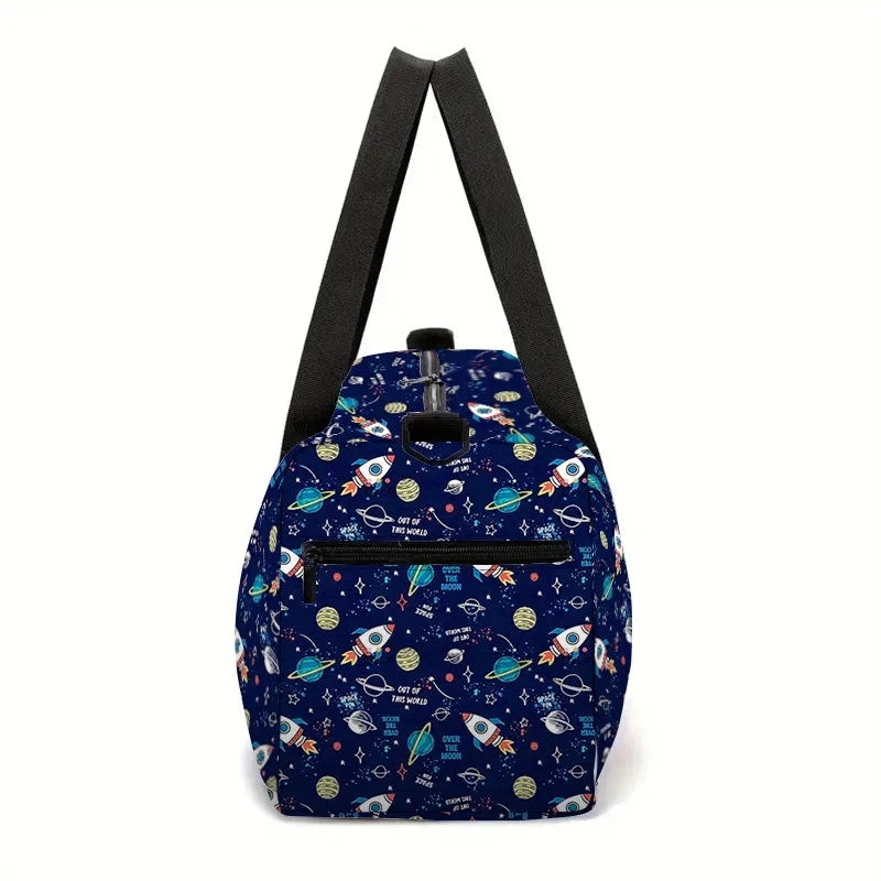 Rocket Planet Large Capacity Luggage Bag For Boy/Girl GlowCart