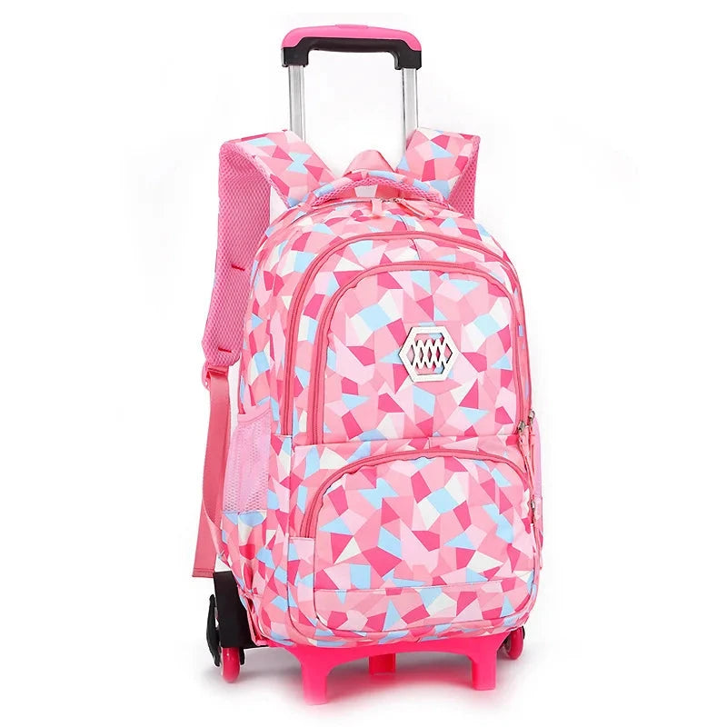 wheeled bags for girls kids Travel luggage Rolling School GlowCart