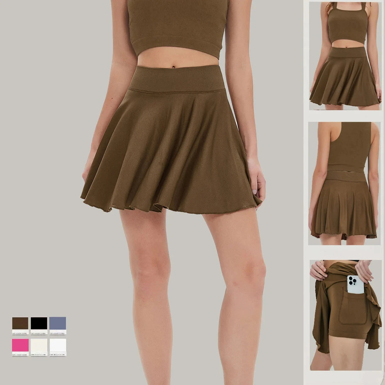 Women Sport Shorts Skirts Summer Breathable Casual Fitness GlowCart