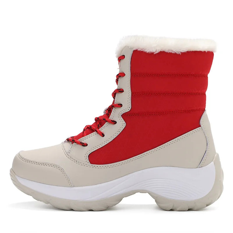 Snow Boots Women Platform Boots Non-slip Women Winter Shoes GlowCart