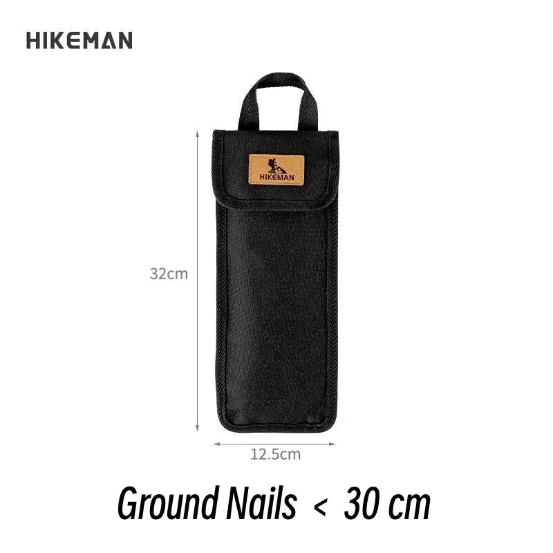 Camping Tent Peg Storage Kit – Waterproof Organizer Pouch GlowCart