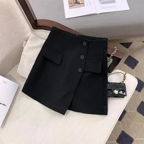 Fashionable Suit Skirt Pants Women's Short Shorts High Waist GlowCart