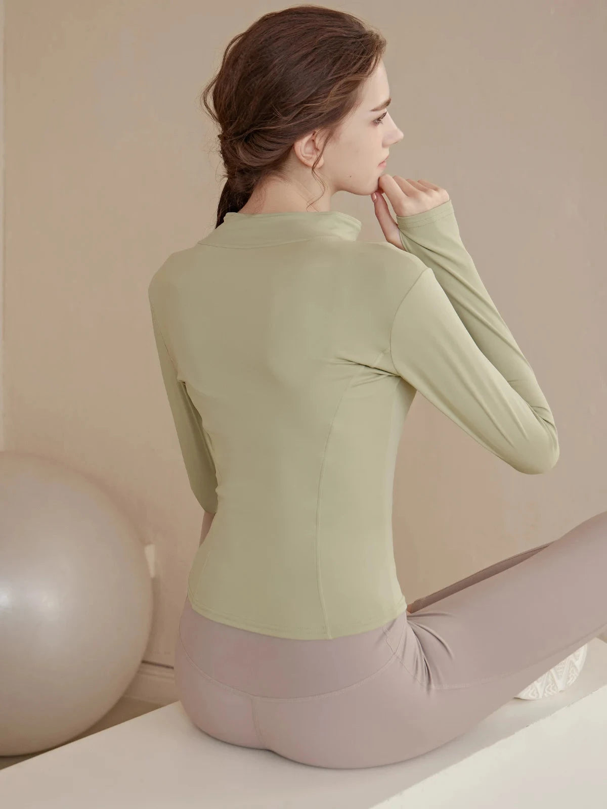 GymHUB Zip Fitness Long Sleeve Sports Jacket Yoga Shirt Quick Dry Gym Top Sunscreen Sportswear Running Coats GlowCart