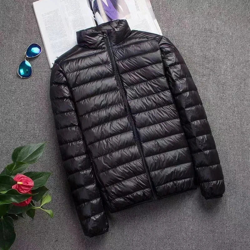 0-10℃ Men's Winter Jacket Ultra Light Duck Down Jackets GlowCart