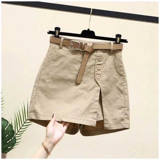 100% Cotton Skirts Shorts for Women Summer Clothes Korean GlowCart