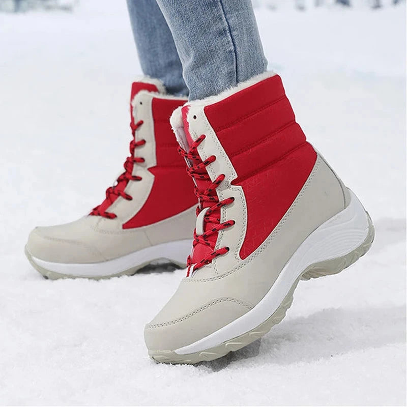 Snow Boots for Women Platform Shoes Boots Plush Keep Warm GlowCart