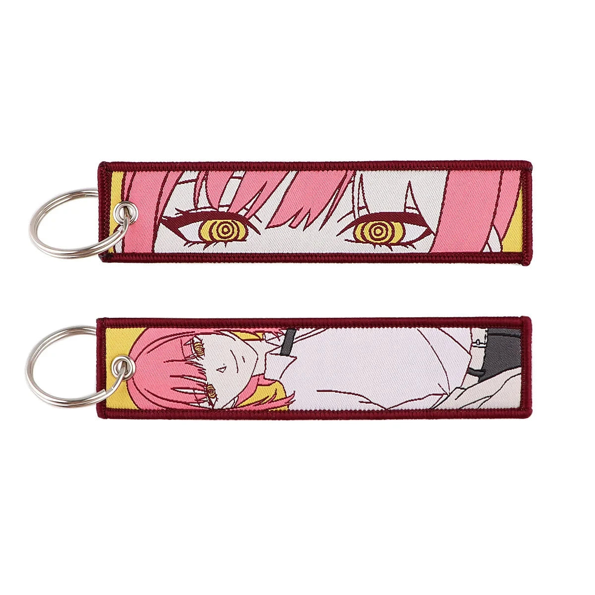 Classic Anime Cool Embroidery Key Fobs Key Tag Motorcycles GlowCart