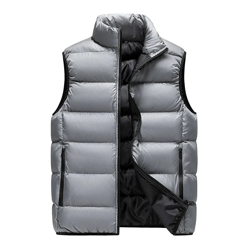 Men's Down Jacket Warm Down Cotton Vest Fashion Warm Running GlowCart