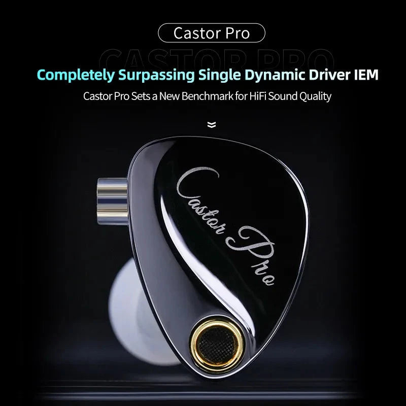 KZ Castor PRO 2DD Dynamic in Ear Earphones High-end Tunable GlowCart