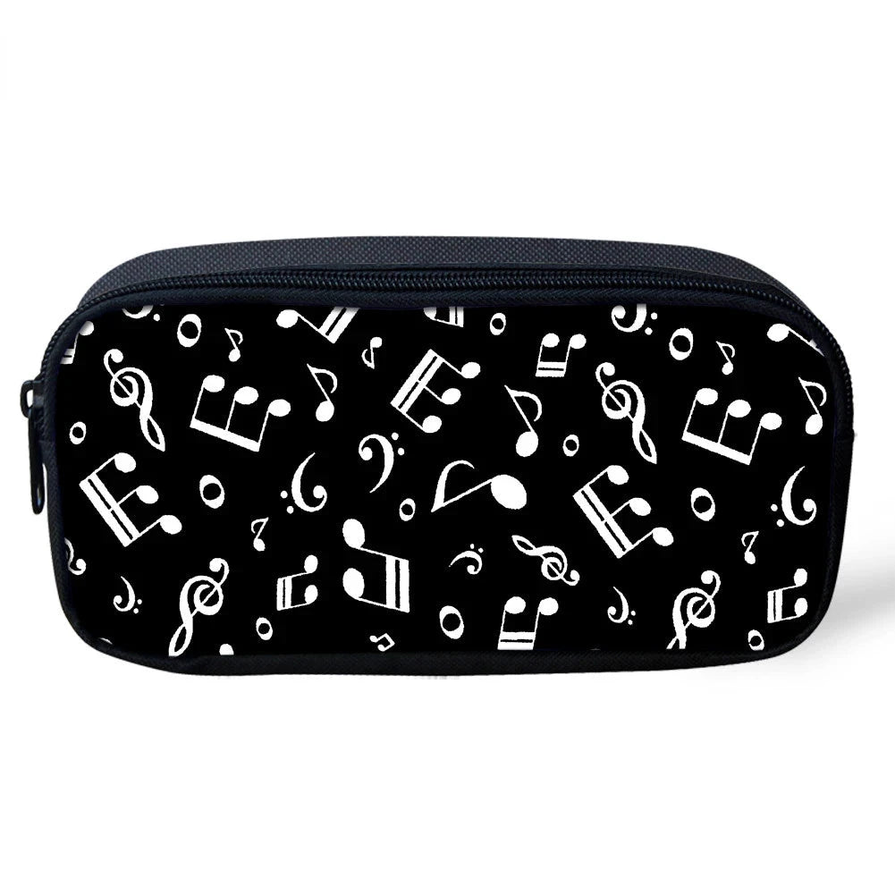 Luxury Piano Keyboard Musical Notes 3D Print 3pcs/Set School GlowCart