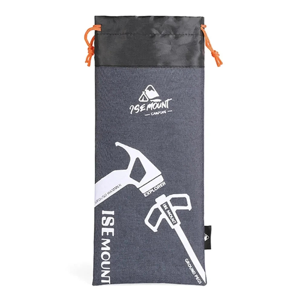 Oxford Cloth Camping Tent Stake Bag Portable Stake Storage GlowCart