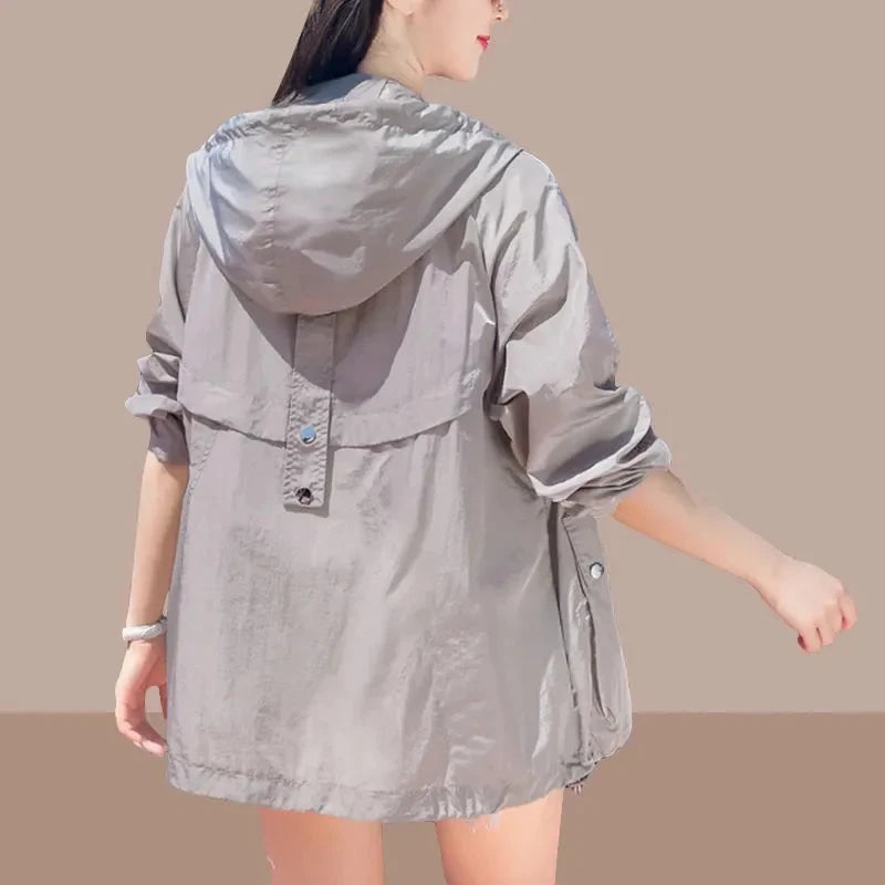 2024 New Sun Protection Clothing Women's Summer Thin Coat GlowCart