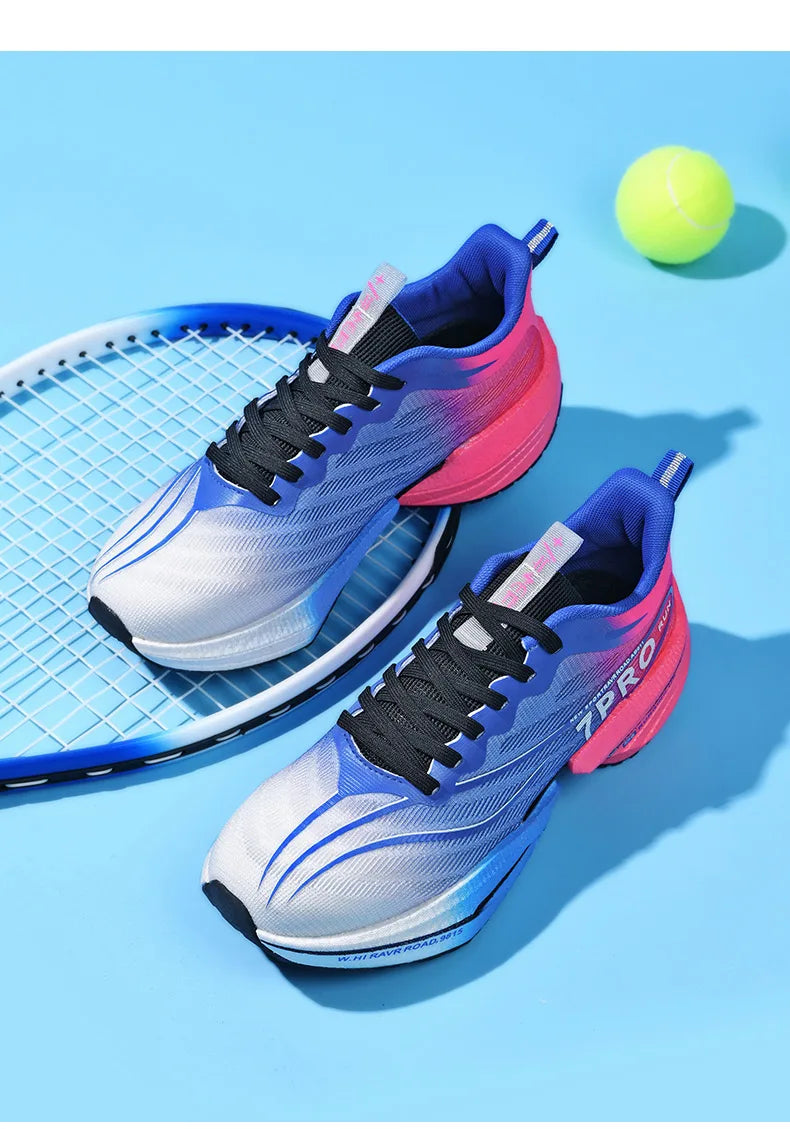 Speciality Carbon Plate Sports Running Shoes Marathon Air Cushion Men Breathable Lightweight Women Comfortable Nonskid Sneakers GlowCart