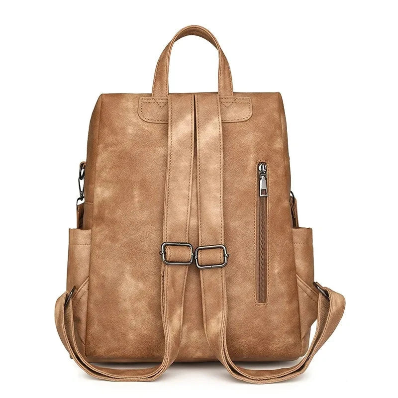 2025 new women's pu leather waterproof anti-theft large GlowCart