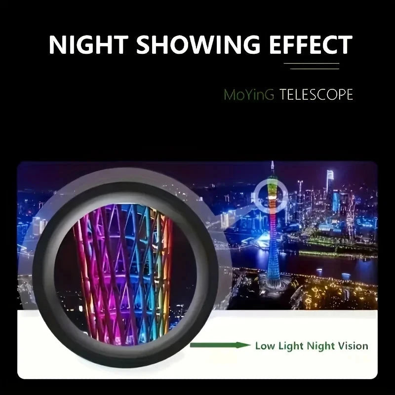 2025 2000X25 HD Monocular Telescope, Compact Portable for GlowCart