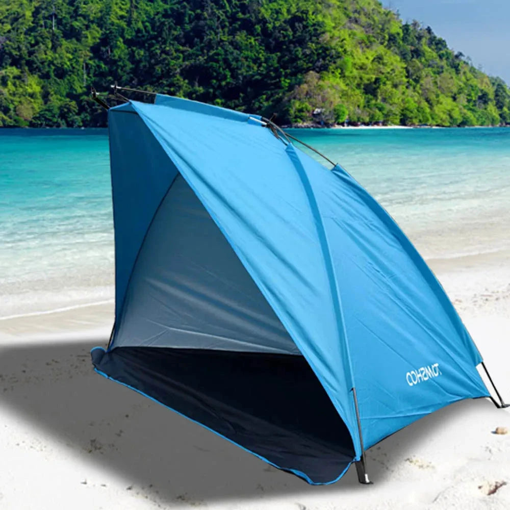 2 Persons Outdoor Beach Tents Shelters Shade UV Protection GlowCart