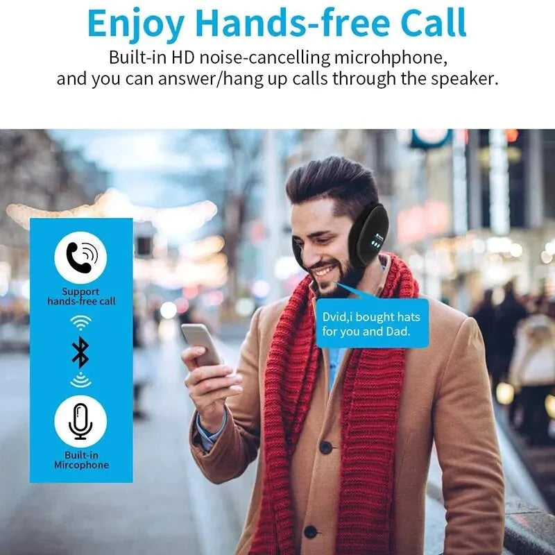 Bluetooth Music Earmuffs Intelligent Wireless Music Sports GlowCart