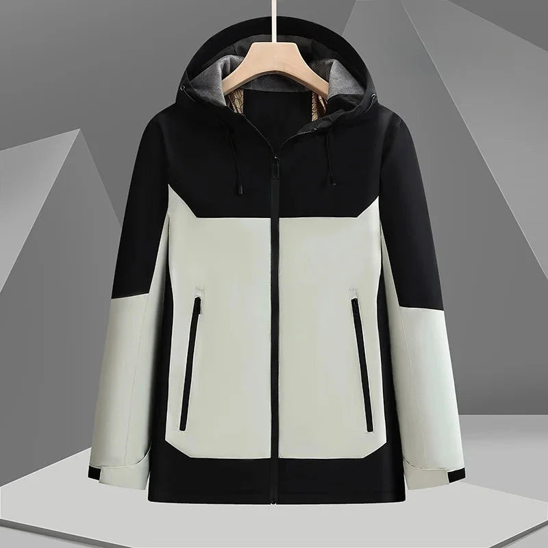 Premium Super Soft Fleece-lined Hooded Anorak Men Outdoor GlowCart