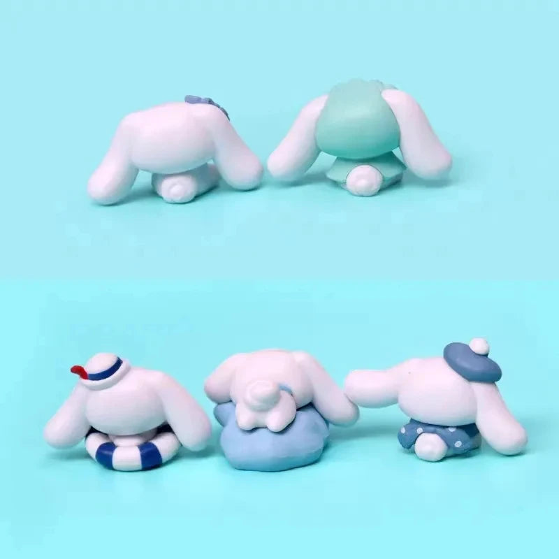 5pcs 3-4cm Action Figures Cinnamoroll Kuromi Melody Cartoon