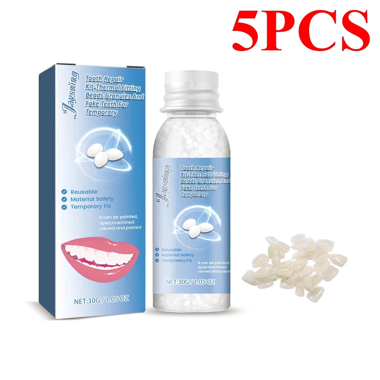 30g Temporary Tooth Repair Moldable Teeth And Gaps False GlowCart