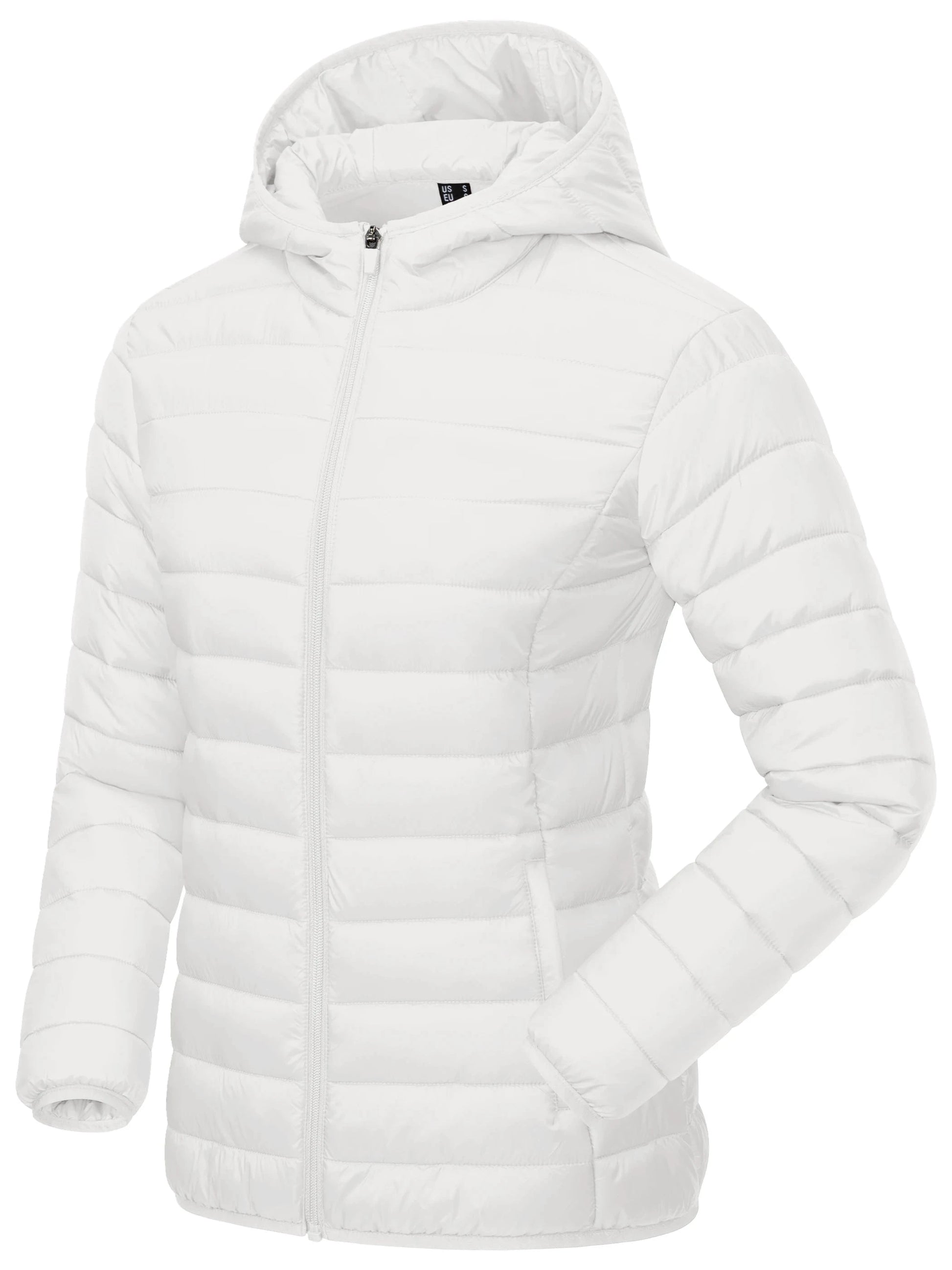 TACVASEN Winter Hooded Puffer Jacket Womens Quilted Warm GlowCart