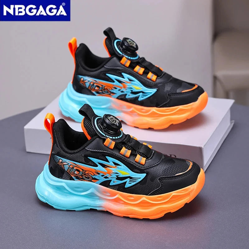 Children Shoes For Boy Breathable Running Sneakers Lightweight Anti Slip School Casual Walking Shoes Outdoor Kids Tennis GlowCart