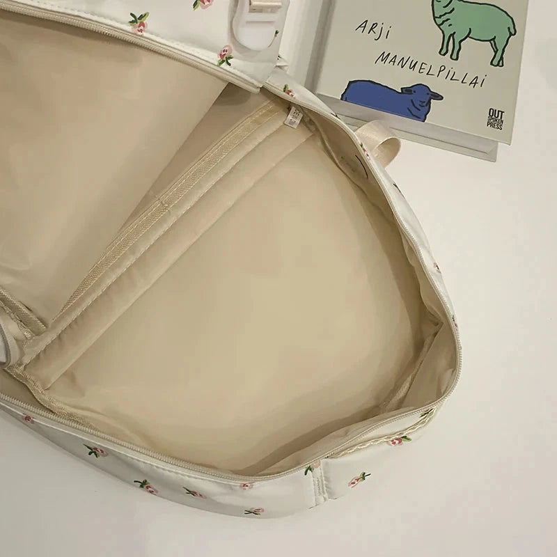 Cute Backpack Girls Fashion School Bag Large Capacity Student School Bag Portable Travel Storage Bag for Kids Beach Bag GlowCart