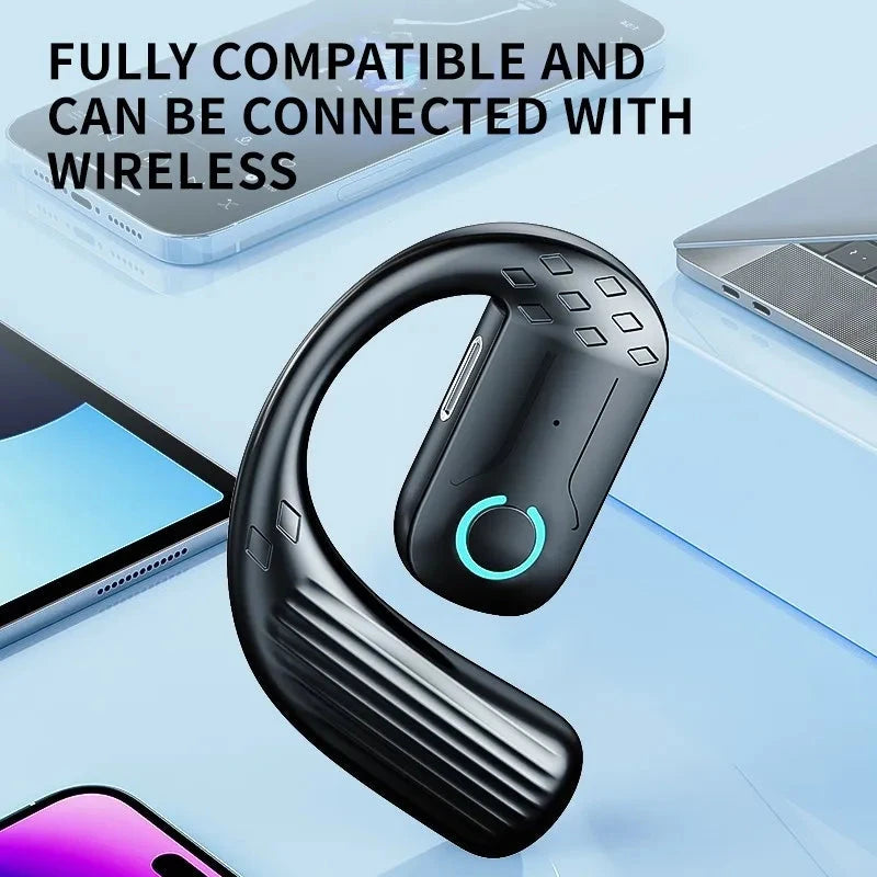 Bluetooth 5.4 Open Wireless Earphone 180° Rotation GlowCart