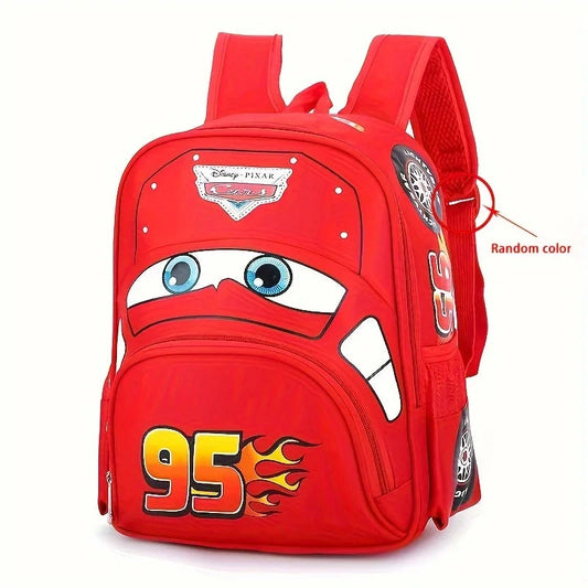 Disney 2025 New Kindergarten School Bag Cute Children's Backpack Cartoon Bag Cute Children's Backpack CartoonCar Backpack Casual GlowCart