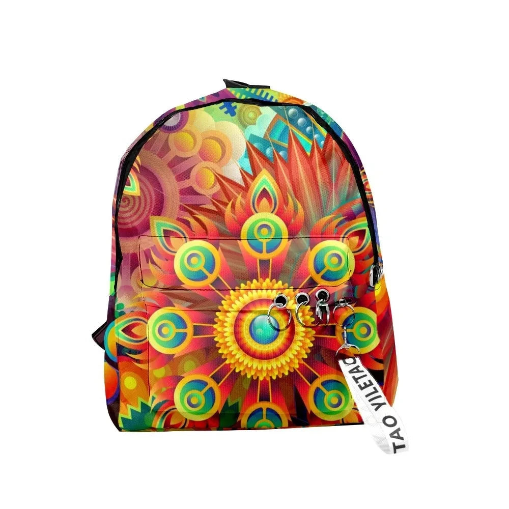 Popular Youthful Anime abstraction School Bags Notebook GlowCart