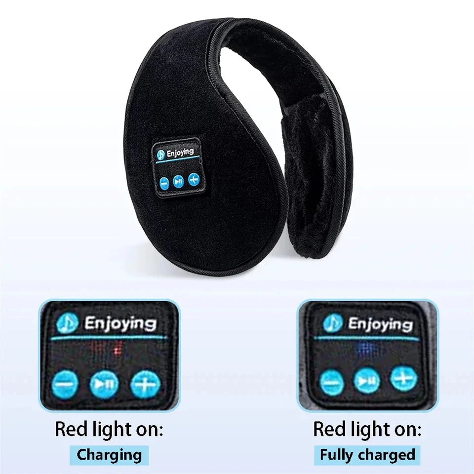 Wireless Ear muffs Bluetooth Headphones Earmuffs Winter GlowCart