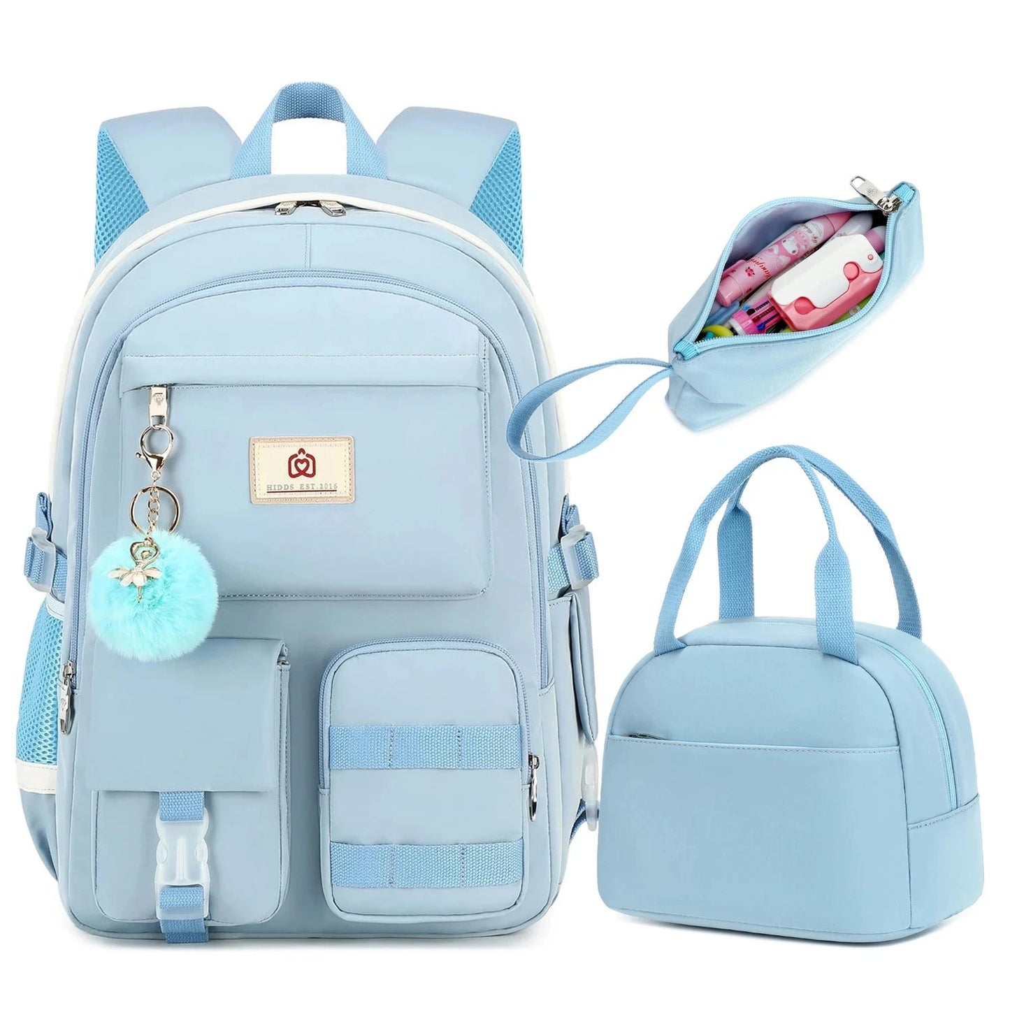 School Backpack for Teen Girls Women College Laptop GlowCart