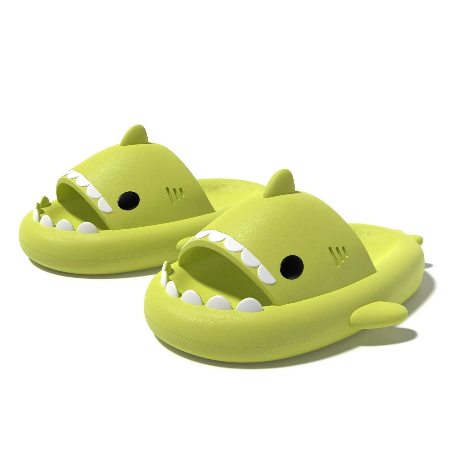 Women's Slippers Cute Cartoon Shark Men Slides Anti Slip GlowCart