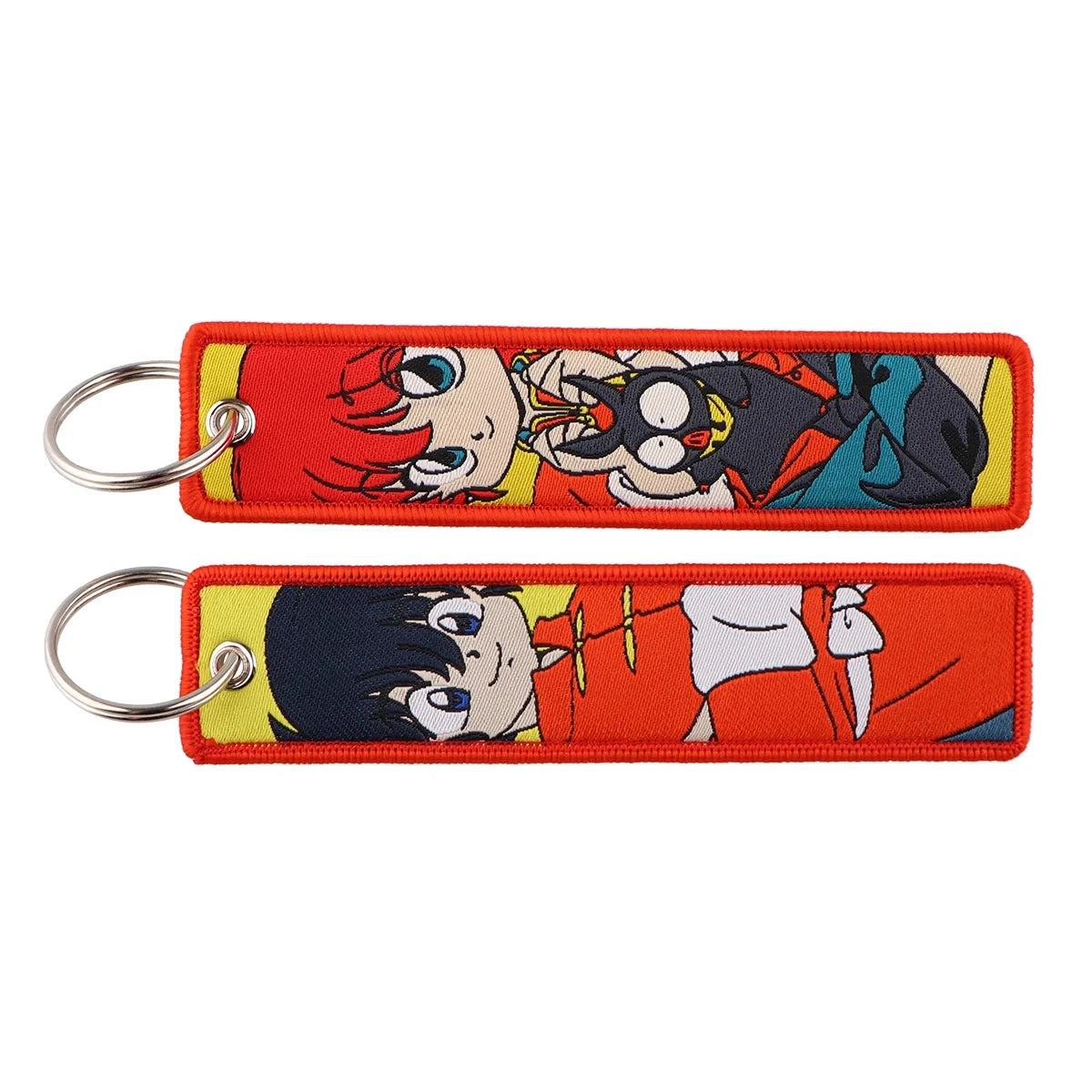 Classic Anime Cool Embroidery Key Fobs Key Tag Motorcycles GlowCart