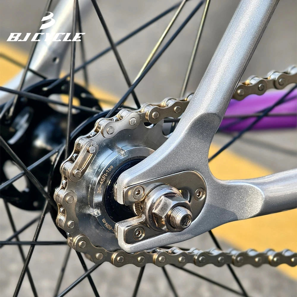 Fixed Gear Bike BJ CYCLE Bennetti brielle Fixie Bike Single Speed Gravel Retro Flip Flop MTB Free Wheel GlowCart