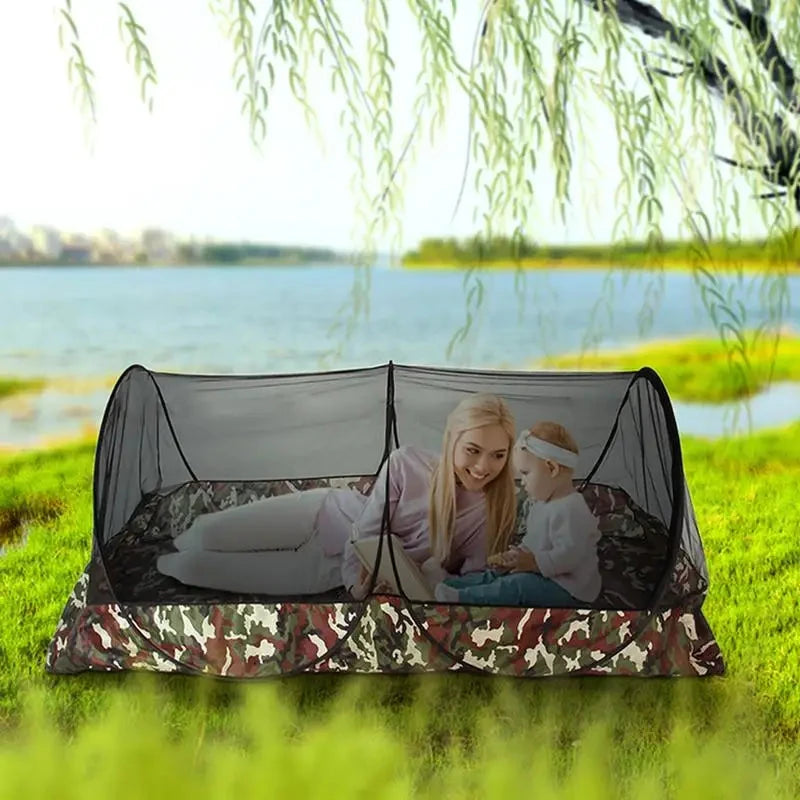Camping Mosquito Net Tent Portable Folding Mesh Net Tents GlowCart